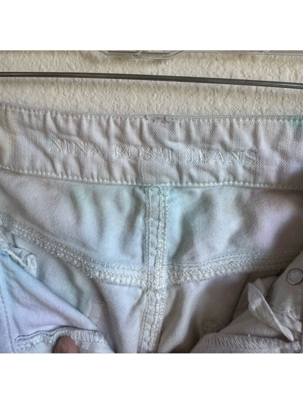NINA ROSSI Tie Dye High Rise Jeans - Picture 7 of 12